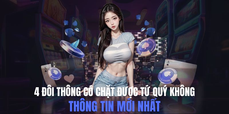 Cách chơi trong 4 đôi thông có chặt được tứ quý không