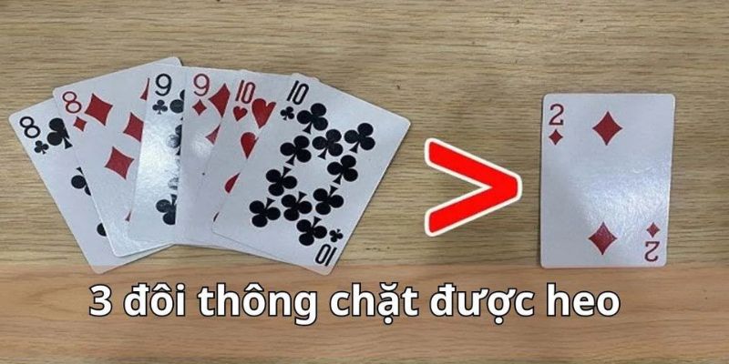 Bí kíp trong 3 đôi thông có chặn được 2 không