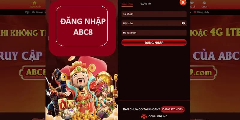 Vào trang chủ của sân cược ABC8